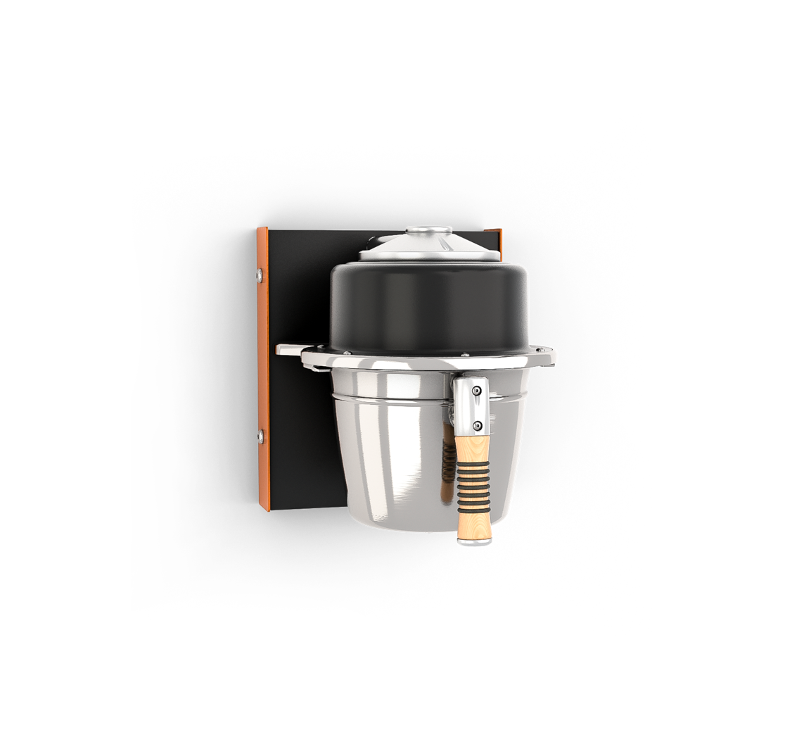 3TEMP Hipster Wall Brewer - Premium Temperature Control Coffee Maker for Home & Office - Perfect for Espresso, Latte & Cappuccino Lovers