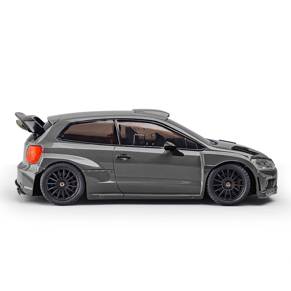 LDRC 2801 PRO 1/28 Scale 4WD Drift RC Car with Gyro Stabilizer & LED Lights - POLO R Model for Adults and Kids, Perfect for Indoor Racing and Drift Competitions