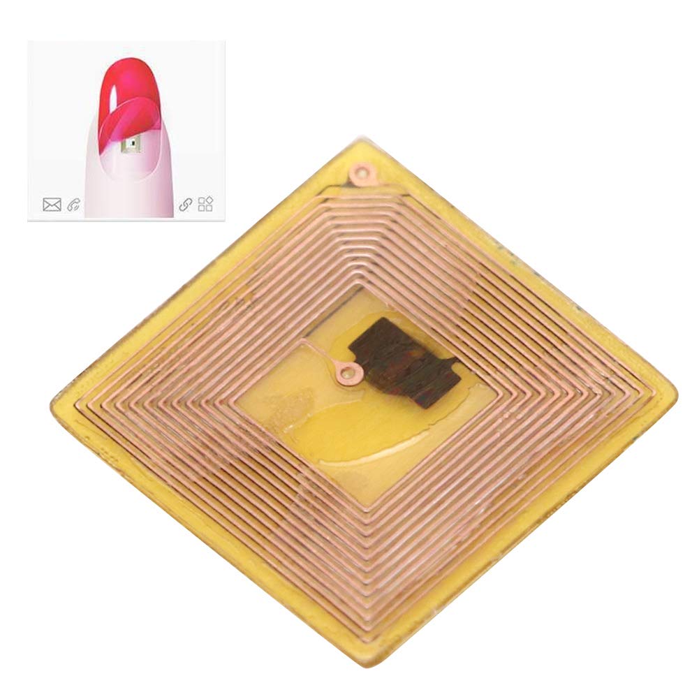 Smart Nail Stickers with Built-In Chip - Soft, Skin-Friendly & Flexible Nail Art Polish for Smart Devices | Perfect for DIY Nail Art & Tech-Savvy Fashion