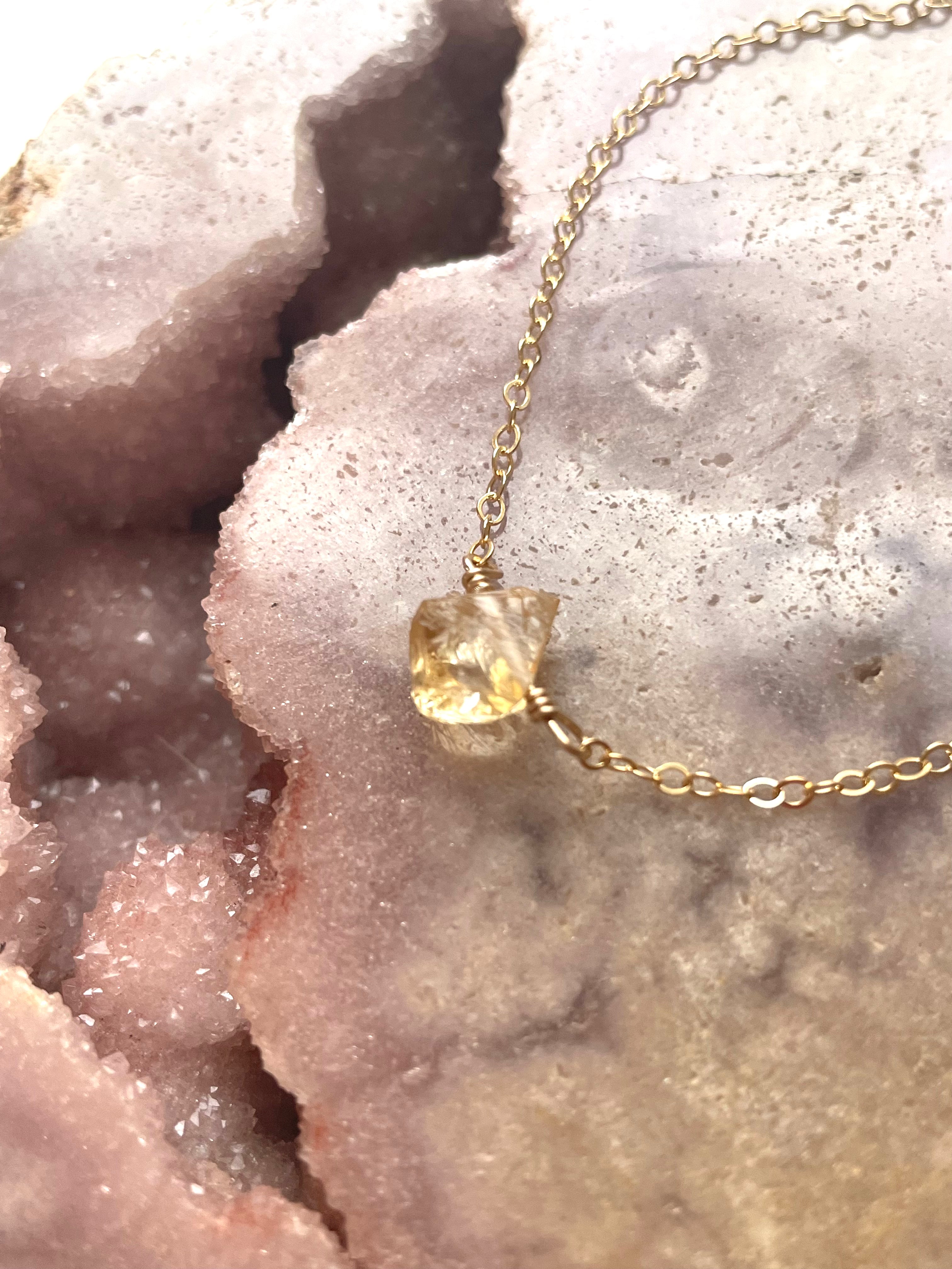 Natural Raw Citrine Gemstone Bracelet for Women - Healing Crystal Jewelry for Energy, Wealth & Positivity | Perfect for Meditation, Yoga & Spiritual Gifts