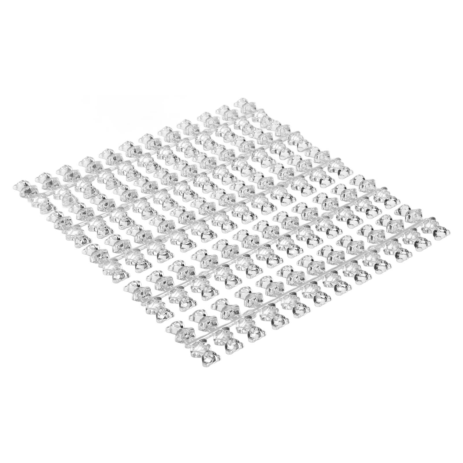 120Pcs Unique Bear Shaped Nail Polish Display Cards - Professional Nail Color Chart for Manicurists & Nail Salons - Perfect for Nail Art Practice, Color Matching & Salon Display Organization