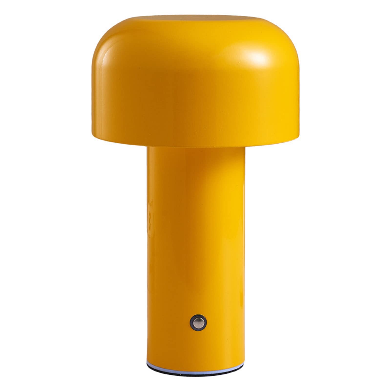 **3-Color LED Mushroom Night Light - Cute Small Desk Lamp for Bedside, Living Room, Bar, Study & Nursery - Dimmable Ambient Lighting for Relaxation & Decor (Yellow)**