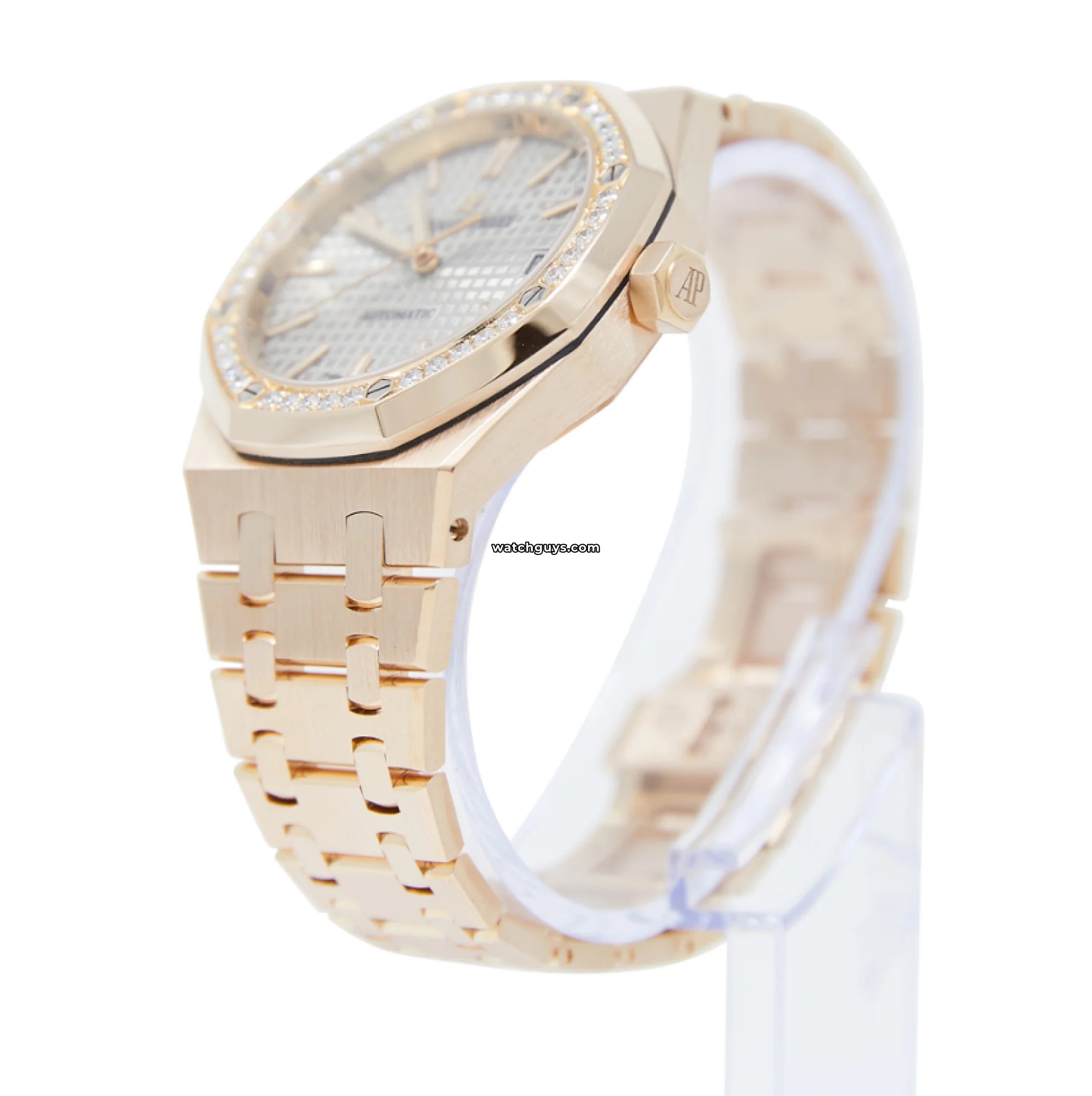 Audemars Piguet Royal Oak 15451OR.ZZ.1256OR.02 18K Rose Gold Watch - Luxury Automatic Timepiece for Men, Perfect for Business Meetings & Special Occasions