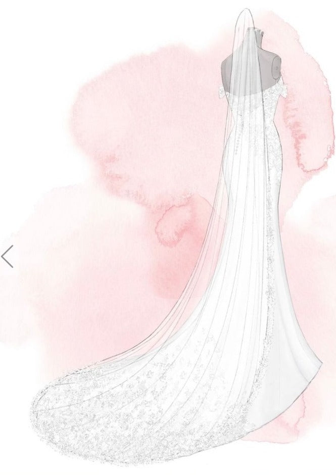 Anomalie Long Lace Vintage Wedding Dress - Stefanie Style | Perfect for Boho, Beach & Garden Weddings