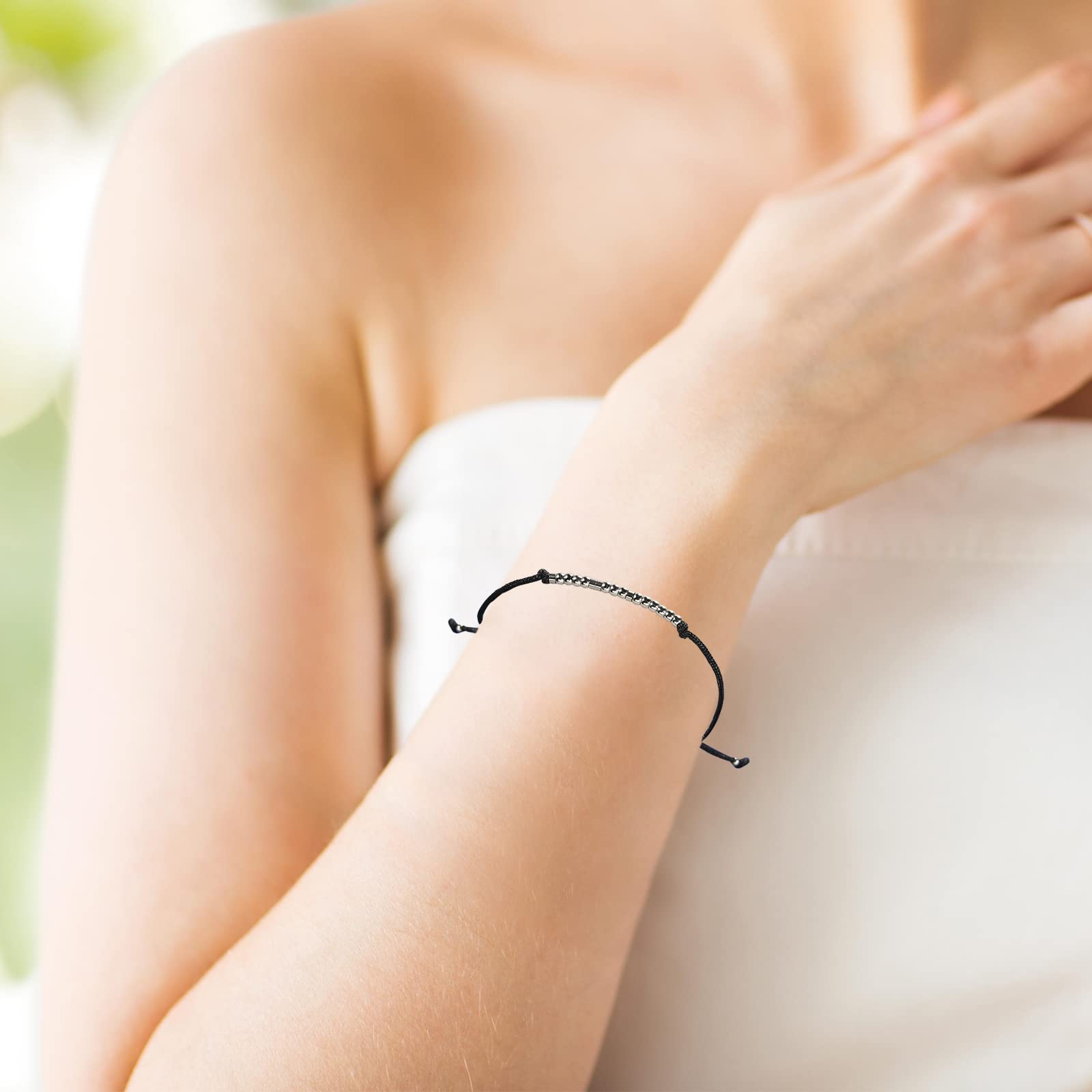 ASELFAD Morse Code Bracelet for Women - Unique Friendship & Birthday Gift - Best Friend Bracelet with Secret Message - Perfect for Anniversaries, Graduation & Special Occasions