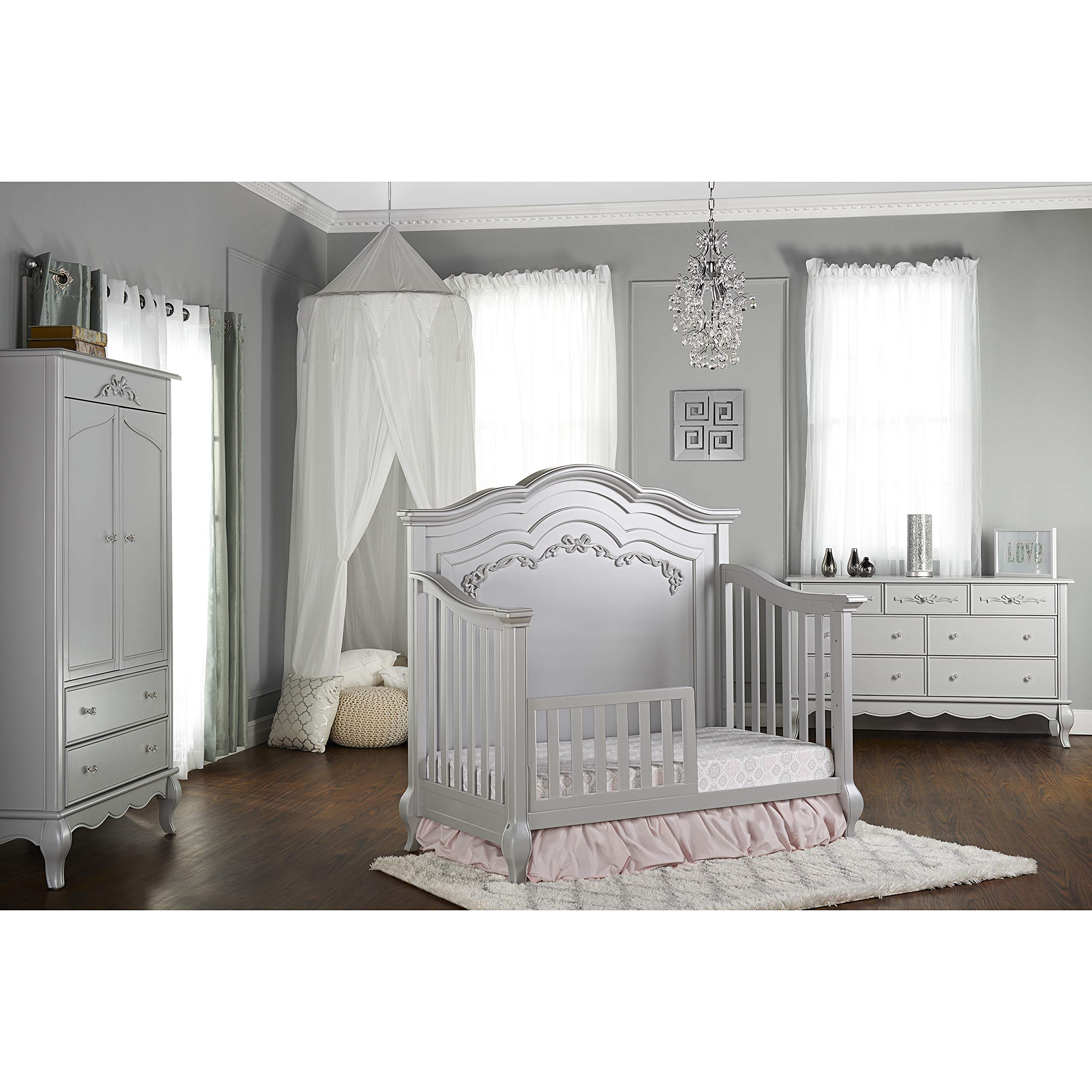 Evolur Toddler Rail - Adjustable Safety Bed Rail for Toddler Beds | Secure & Easy to Install | Perfect for Transitioning from Crib to Big Kid Bed | Home & Nursery Use