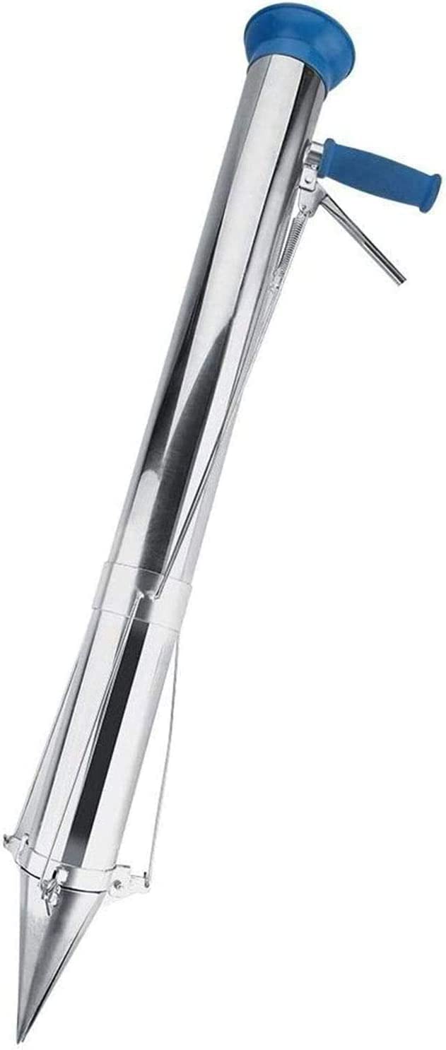 Stainless Steel Seedling Transplanter - Manual Hand Planter for Corn, Tomatoes & Cereals | Fast & Efficient Planting Tool for Home Garden & Farm Use