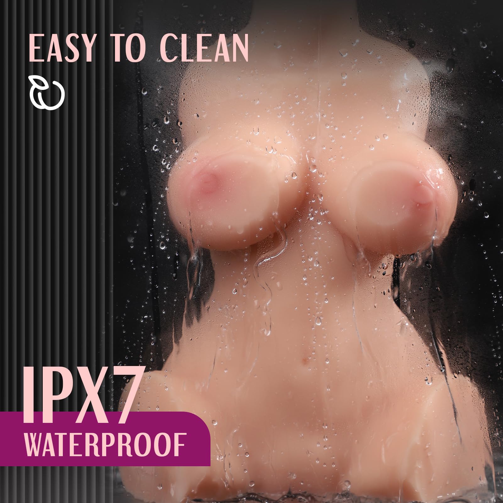 Baiwatt 13.2LB Realistic Male Masturbator with 12 Vibration Modes - 4-in-1 Sex Doll for Men, Pocket Pussy with Big Boobs, Vagina & Anal - Perfect for Solo Play, Discreet Storage & Enhanced Pleasure