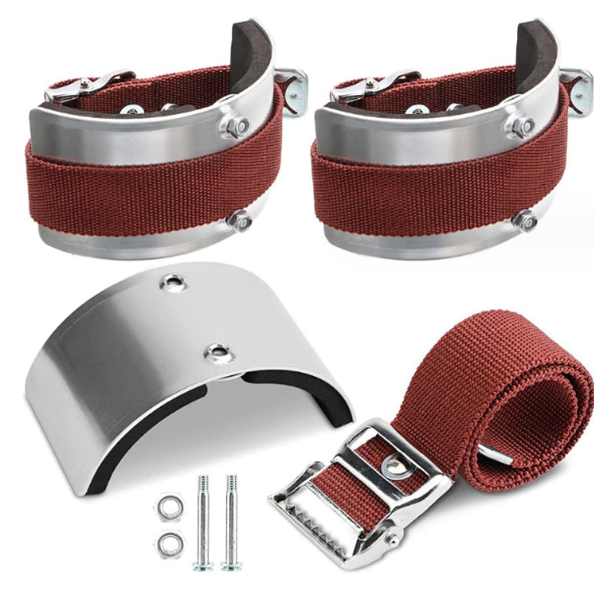 2Pcs Drywall Stilts Leg Band Straps Replacement Kit - Adjustable Loop Stilts Accessories for Interior Painting, Wall Repair & Home Decoration - Perfect for Professional Painters & DIY Renovation Projects