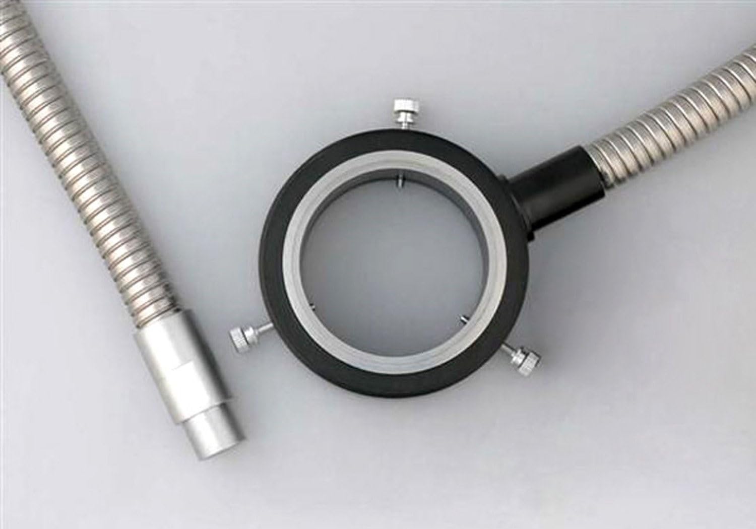 AmScope FB-OR Fiber Optic Ring Light Attachment for Microscope Illuminator - High-Precision Lighting for Microscopy, Lab Research & Dental Procedures