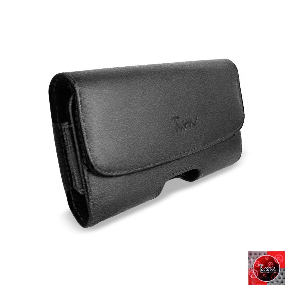 Premium Leather iPhone 11 Pro Case with Magnetic Closure & Belt Clip - Slim Protective Holster Pouch Compatible with Otterbox | Perfect for Business, Travel & Outdoor Activities