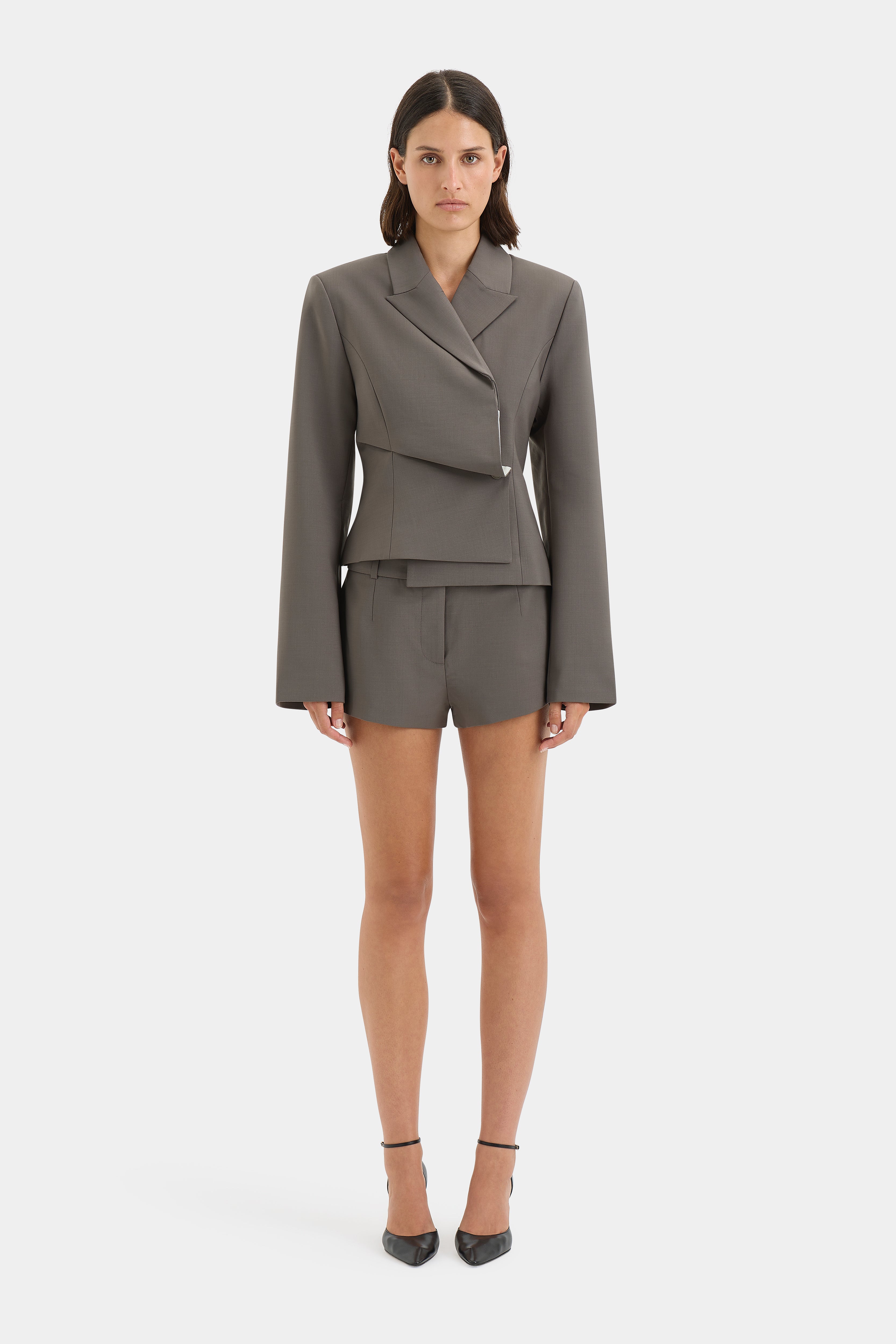 Elegant Maya Pleated Blazer for Women - Office Wear, Business Casual & Formal Occasions | Stylish Work Jacket for Professional Outfits