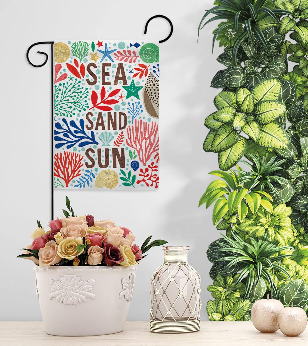 Coastal Nautical Garden Flag 13x18.5