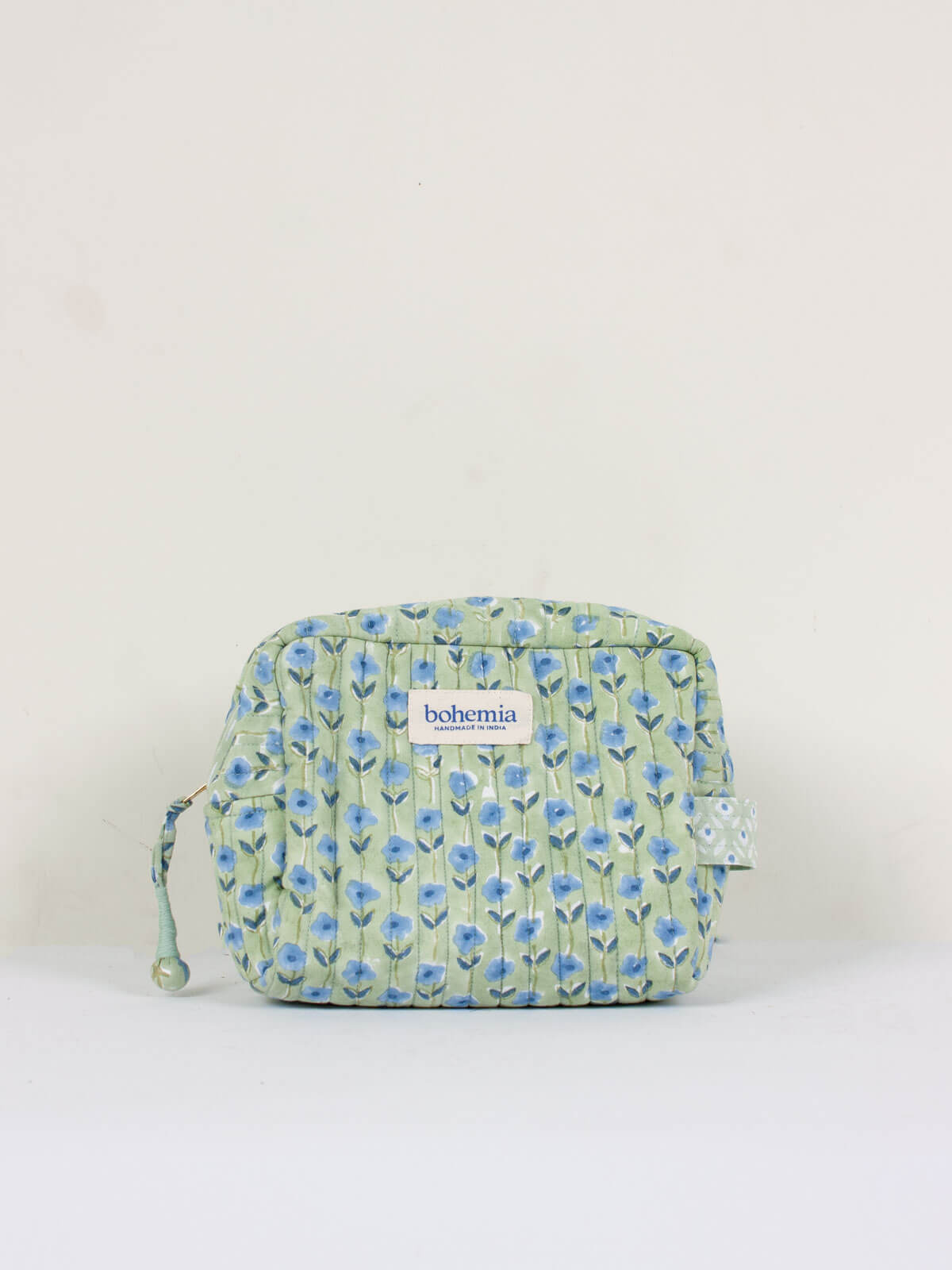 Sage Green Garland Washbag - Waterproof Travel Cosmetic Bag for Women & Men | Perfect for Gym, Beach, Camping & Daily Essentials Storage