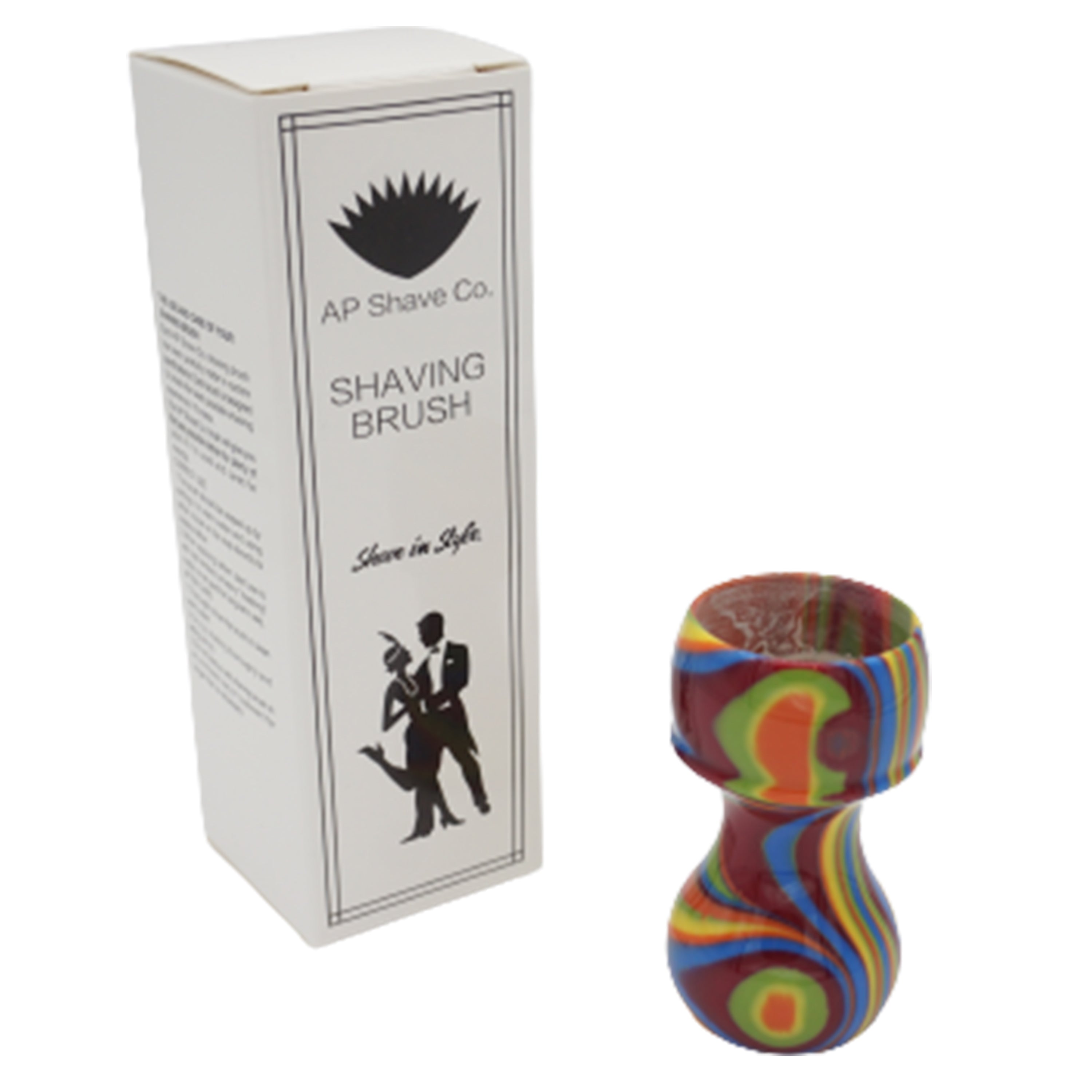 Premium Handcrafted Disco Shaving Brush Handle - Fits 28mm & 30mm Knots - Perfect for Wet Shaving & Grooming Gifts