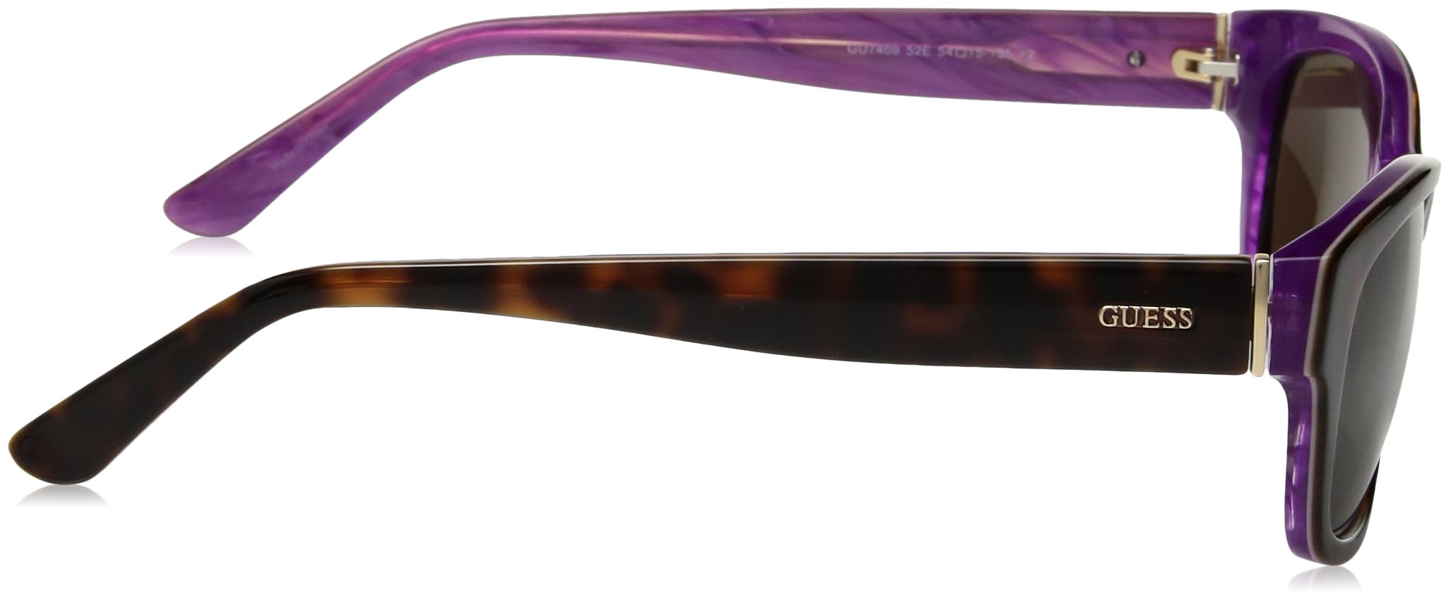GUESS Women's Acetate Rectangle Sunglasses - UV Protection Fashion Shades for Women, Perfect for Beach, Driving & Outdoor Activities