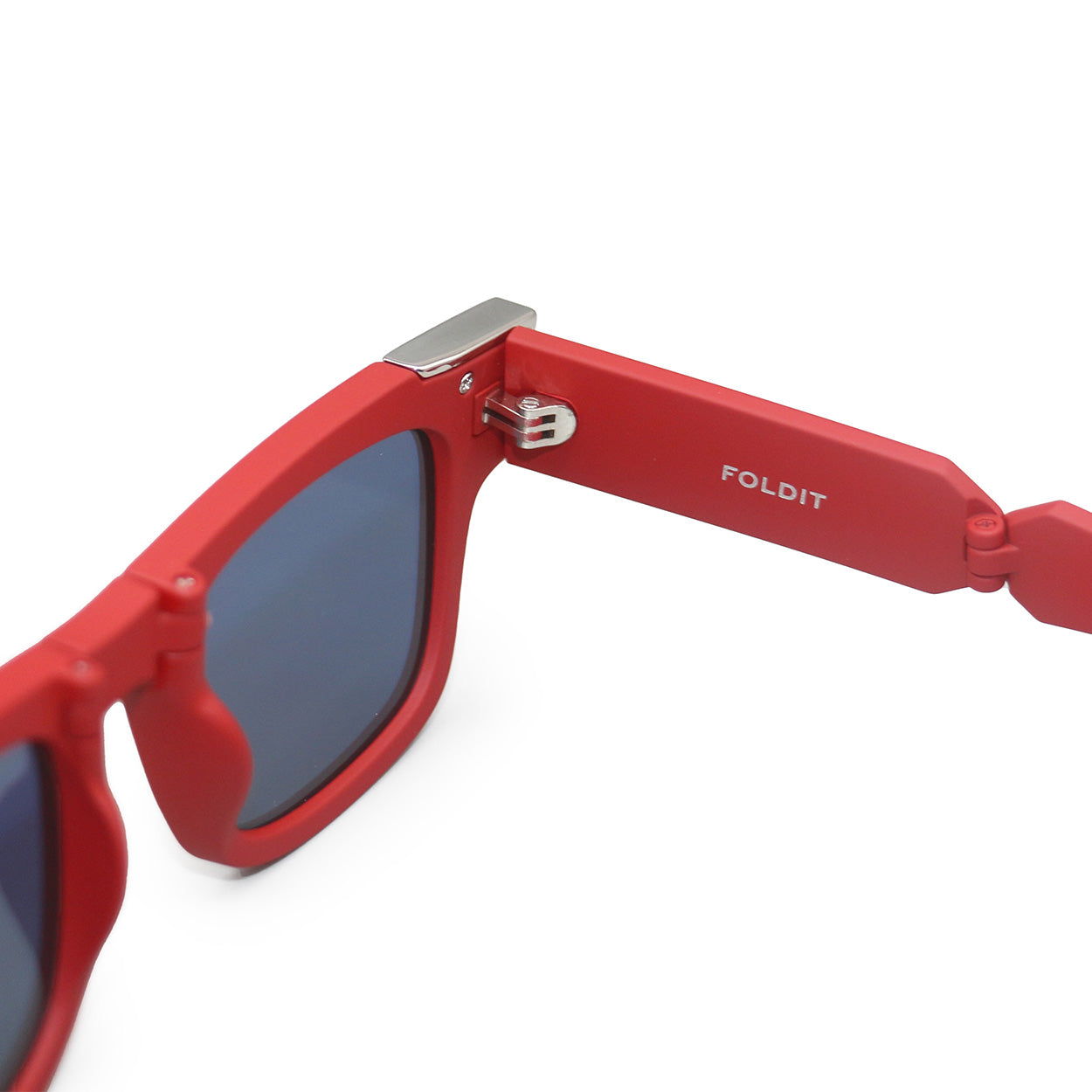 Fold It Mirrored Red Prescription Glasses - Stylish & Lightweight Eyewear for Reading, Driving, and Outdoor Activities