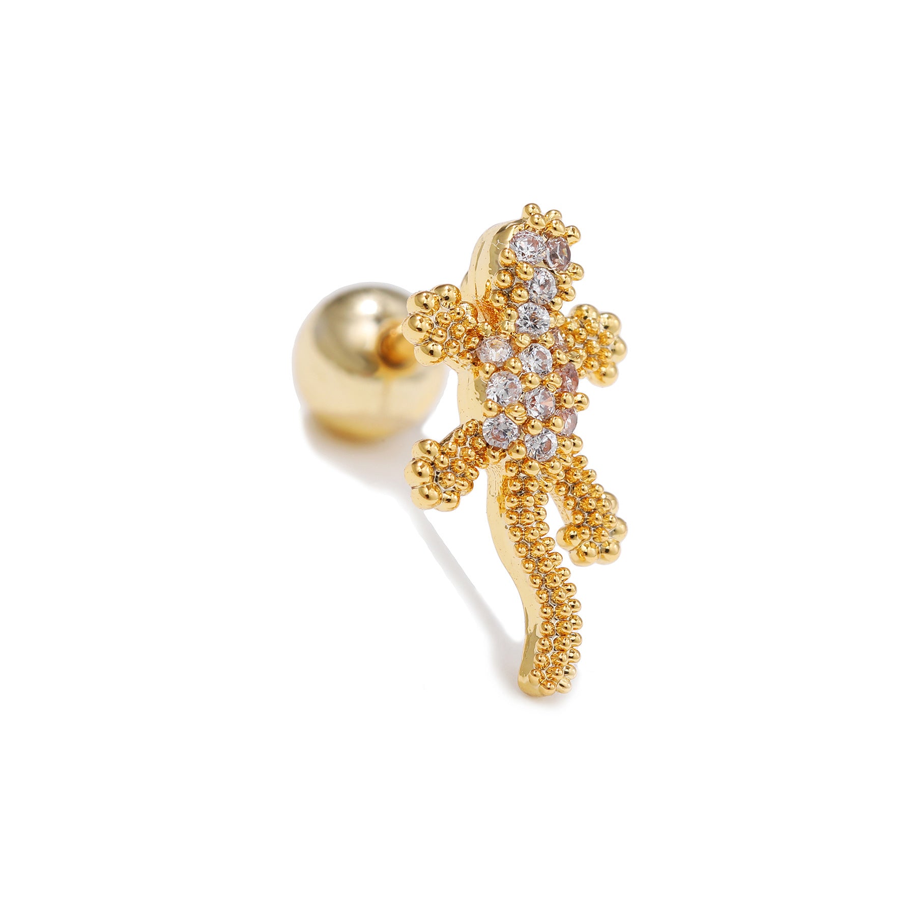 20G Pearl Cartilage Piercings - Animal Conch Helix Stud Earrings for Women | EGD0333 | Perfect for Daily Wear, Parties & Special Occasions