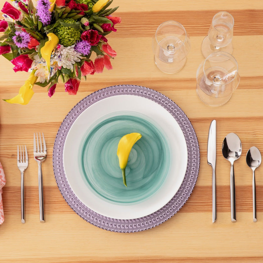 Fortessa Capri Flatware Set - 20-Piece Stainless Steel Silverware Set for 4, Elegant Dining Utensils for Home, Restaurant & Wedding - Knife, Fork, Spoon Set - Perfect for Everyday Use & Special Occasions