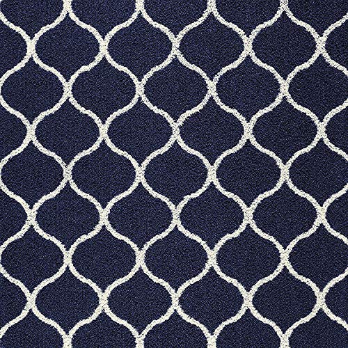 Navy Blue/White