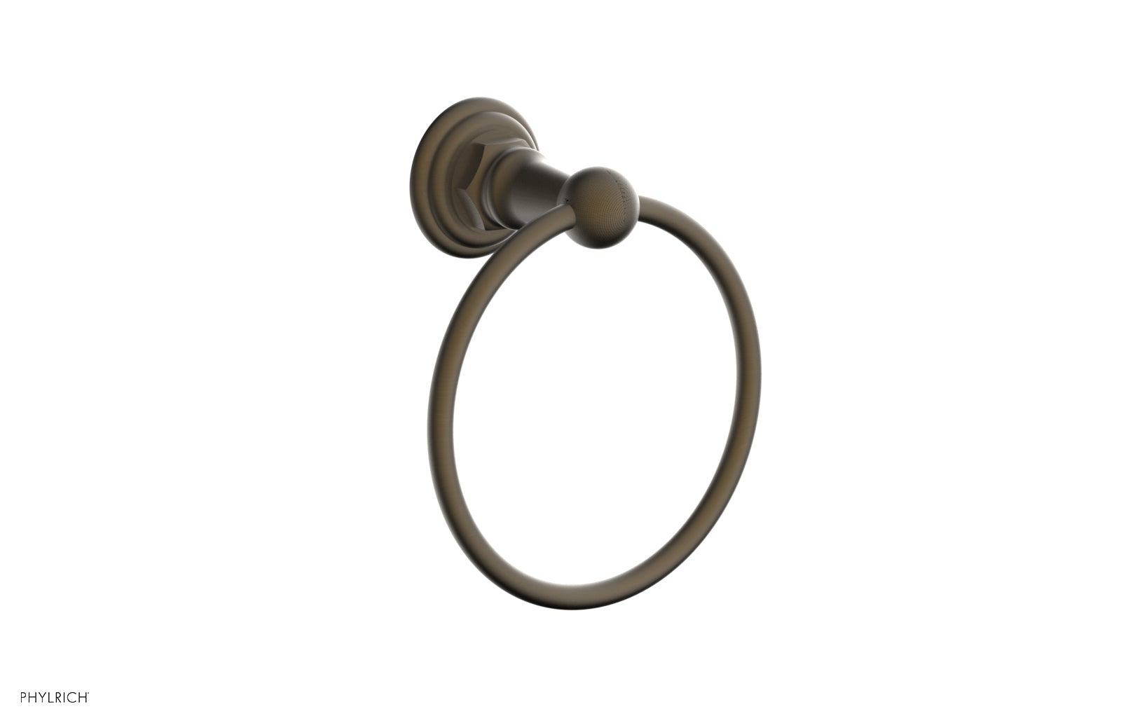 HEX TRADITIONAL Chrome Towel Ring - 500 Series 75mm Bathroom Accessory for Modern & Traditional Homes - Perfect for Bathrooms, Powder Rooms & Spa Settings