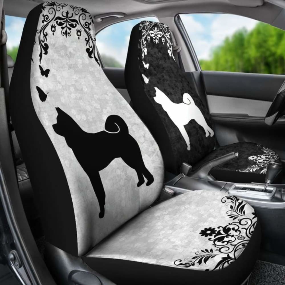 Premium Akita Car Seat Covers - Universal Fit for Cars, Trucks & SUVs - Waterproof & Durable Protection for Pets, Kids & Daily Use - Easy to Clean & Install (Model 094201)