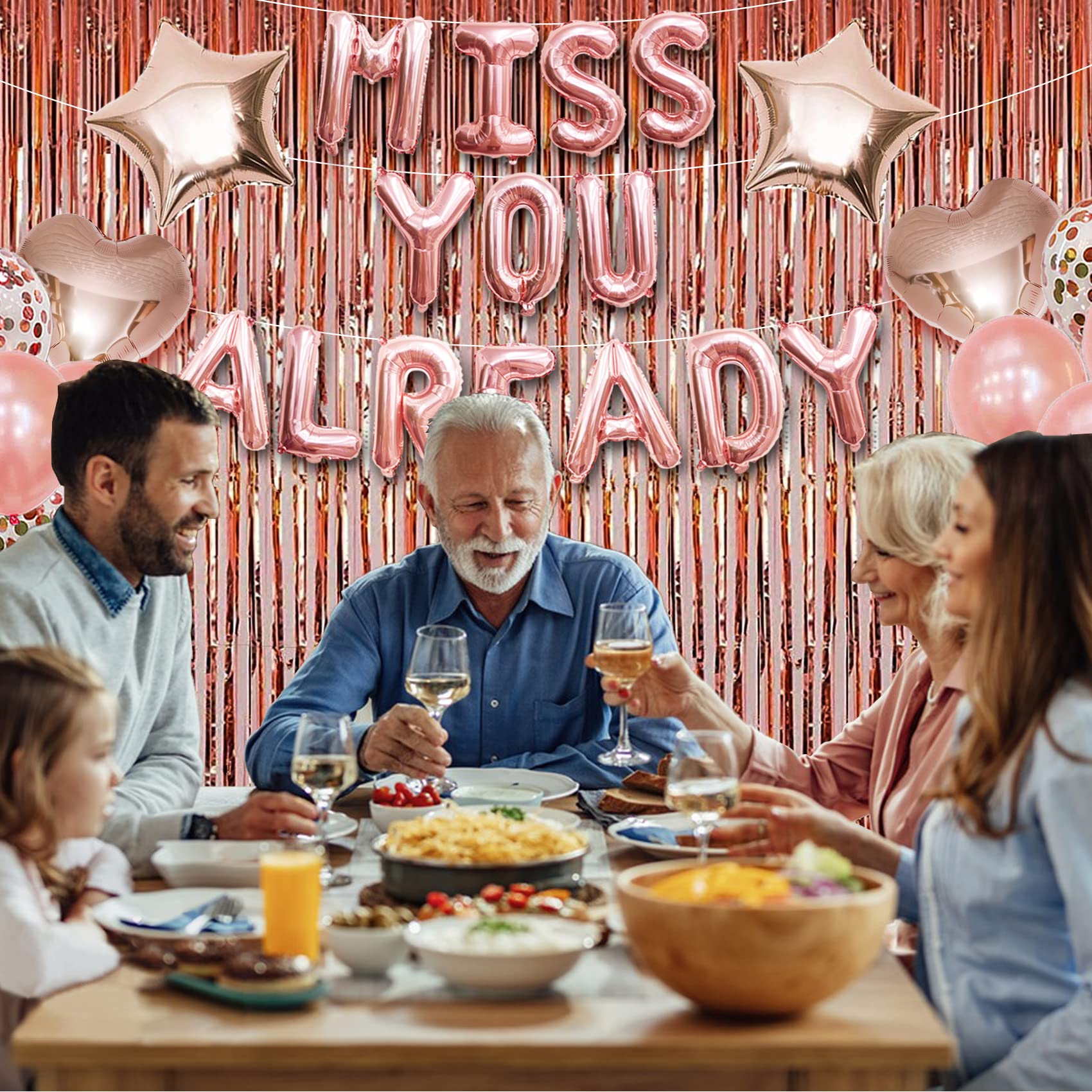Farewell Party Decorations Set - Goodbye Banner, Balloons & Bon Voyage Decor for Coworkers | We'll Miss You Party Supplies | Office Going Away Celebration & Retirement Sendoff Decorations