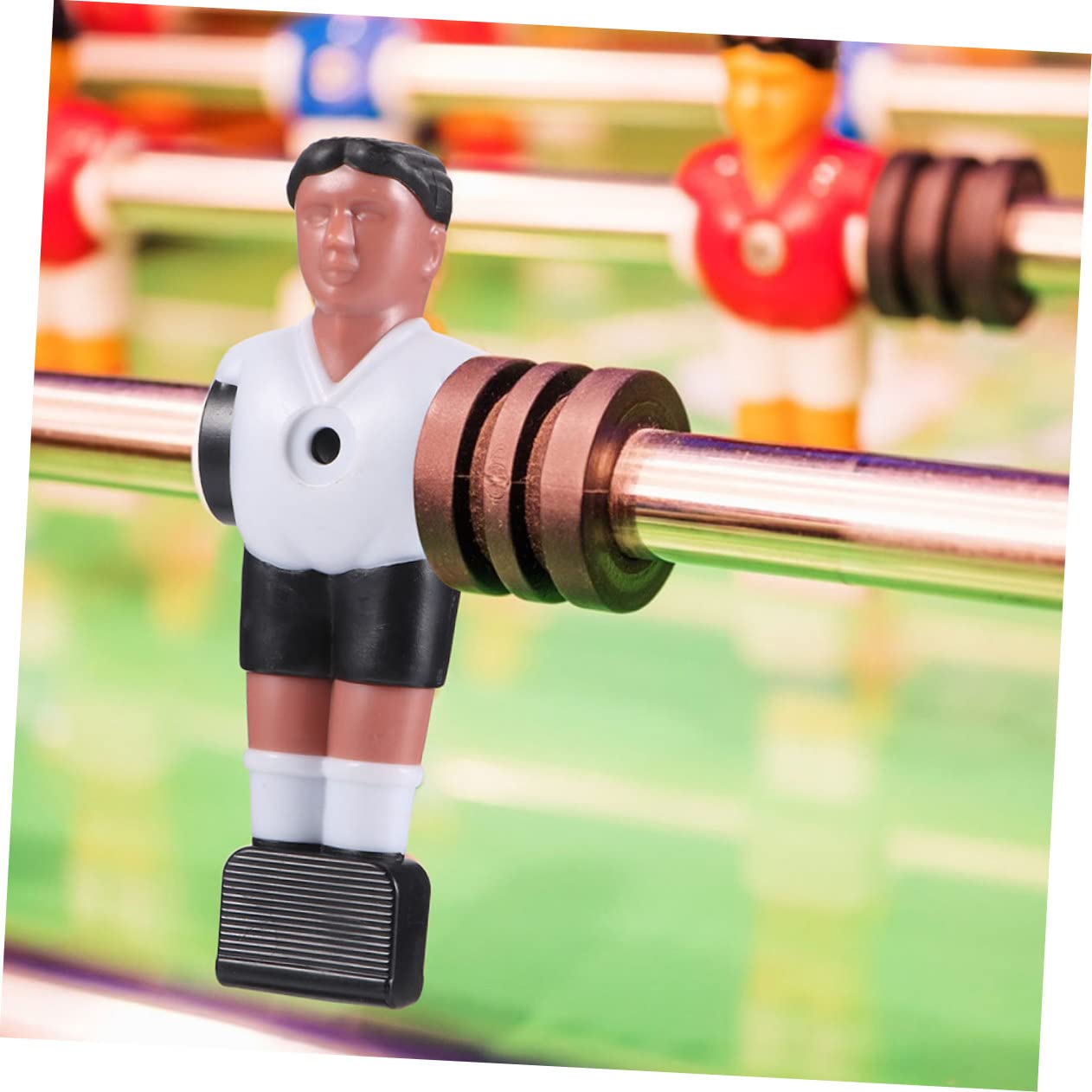 Yardwe 12-Piece Table Football Player Set - Realistic ABS Soccer Athlete Figures for Foosball Game Accessories - Perfect for Game Rooms, Bars, and Family Entertainment