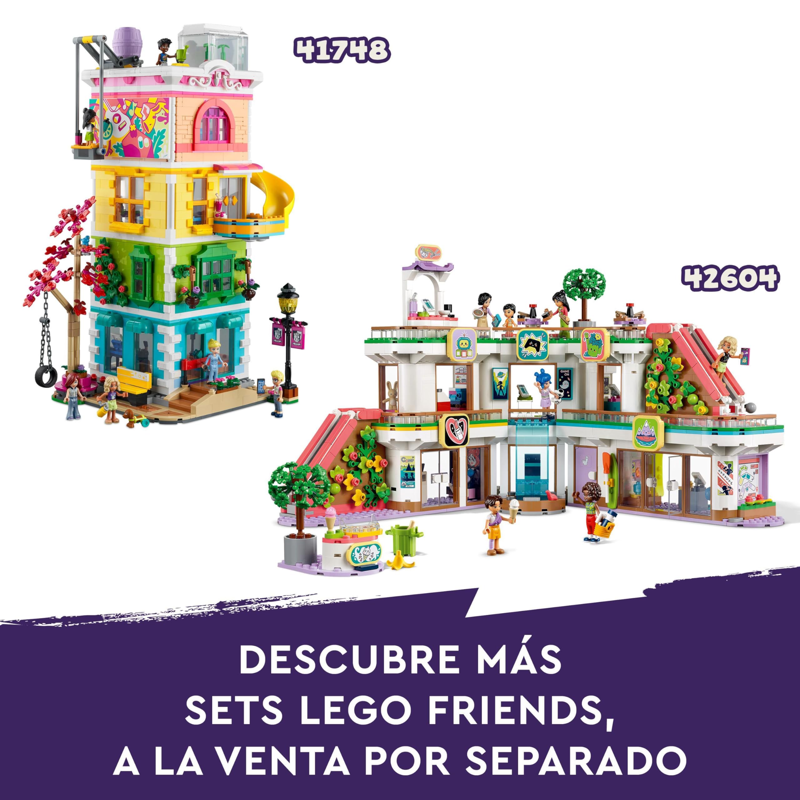 LEGO Friends Heartlake City Hotel Building Set with 4 Mini Dolls, Dog Figure & Accessories - Creative Gift for Girls & Boys Ages 12+ - Perfect for Display, Play & Room Decoration (Model 42638)