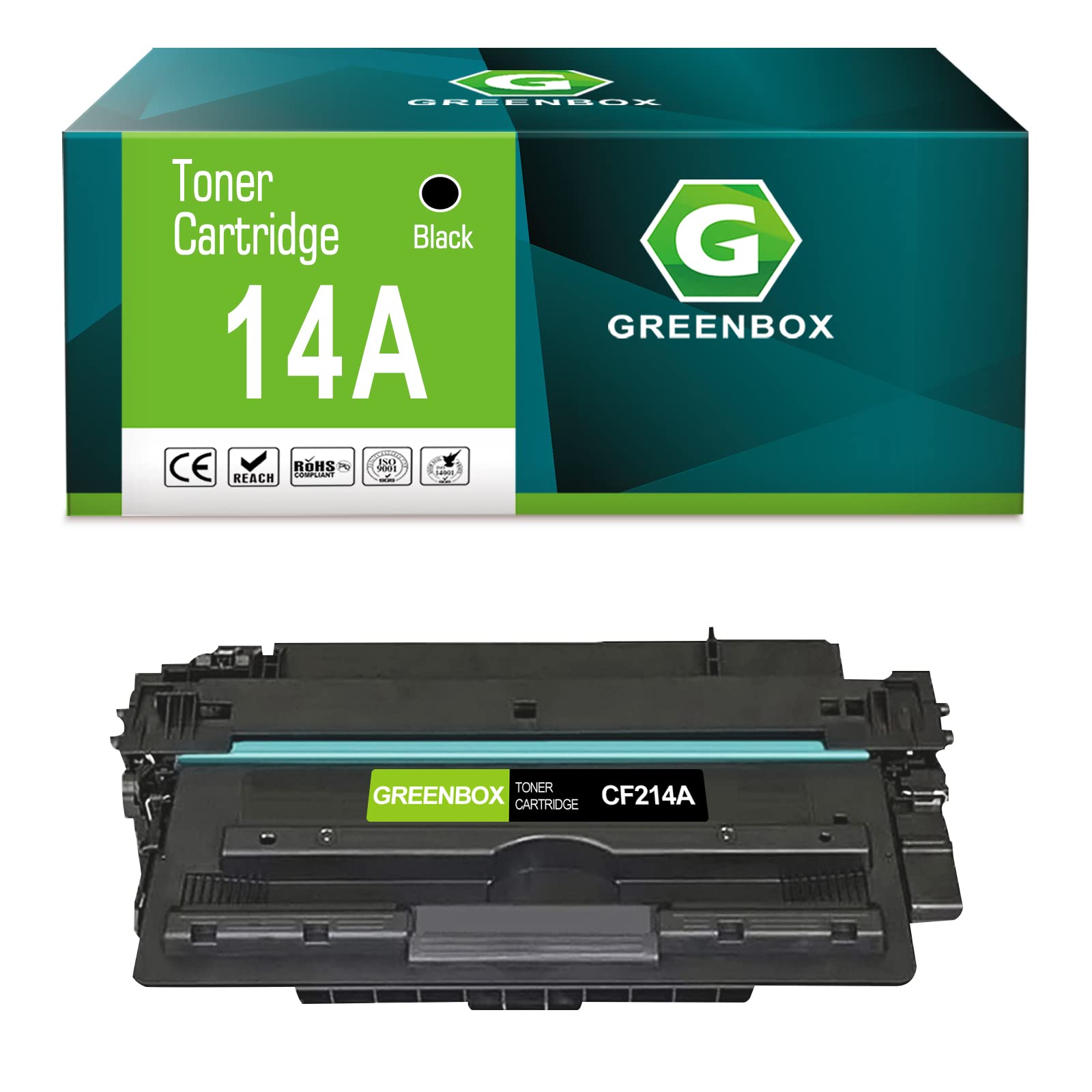 HP CF214A Toner Cartridge Replacement - Compatible for LaserJet Printers - Office & Home Use