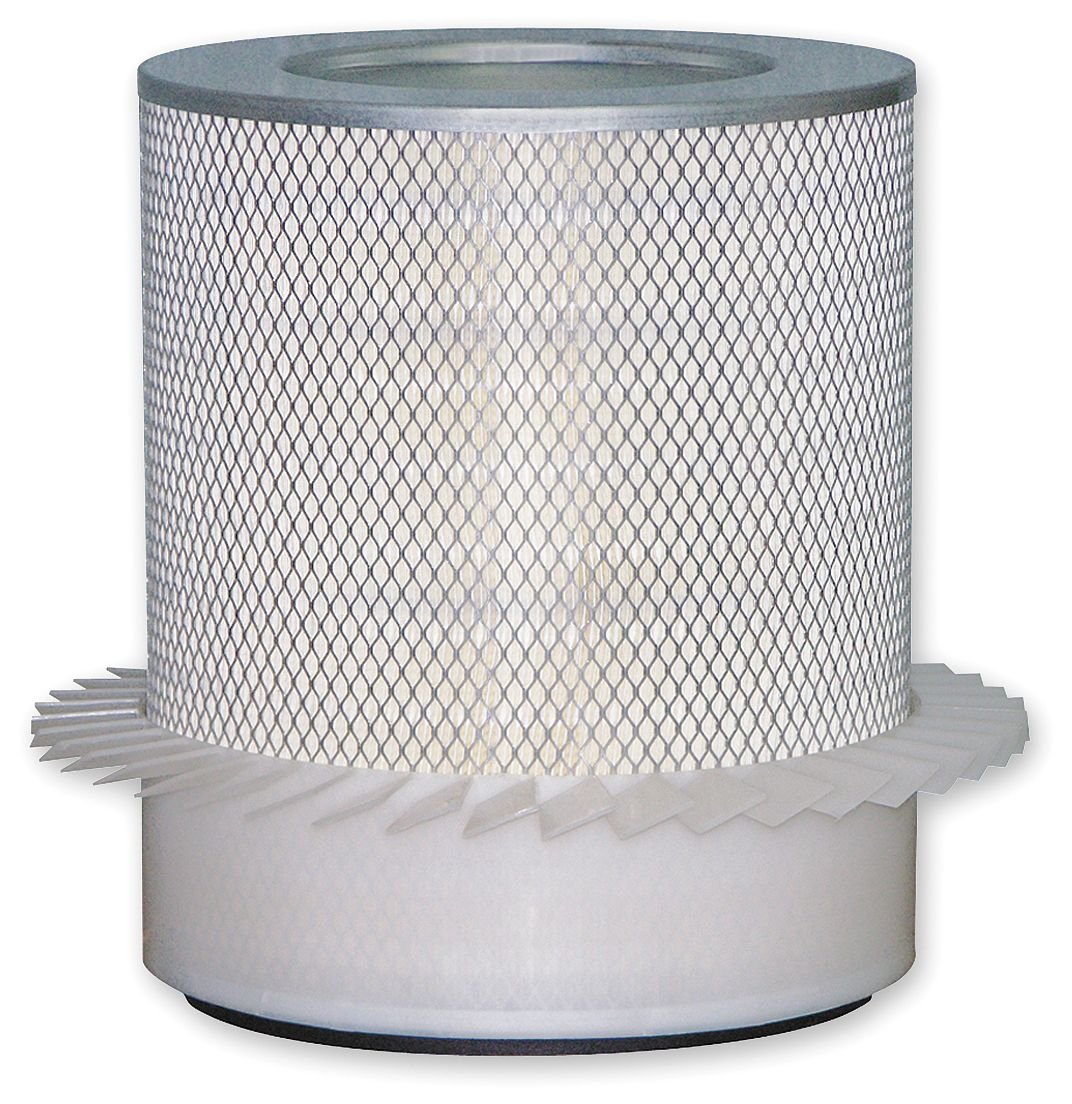Baldwin PA2389-FN Air Filter Element with Fins & Lift Tabs - Heavy Duty Replacement Air Filter for Trucks, Tractors, and Construction Equipment - Perfect for Off-Road and Harsh Environment Applications