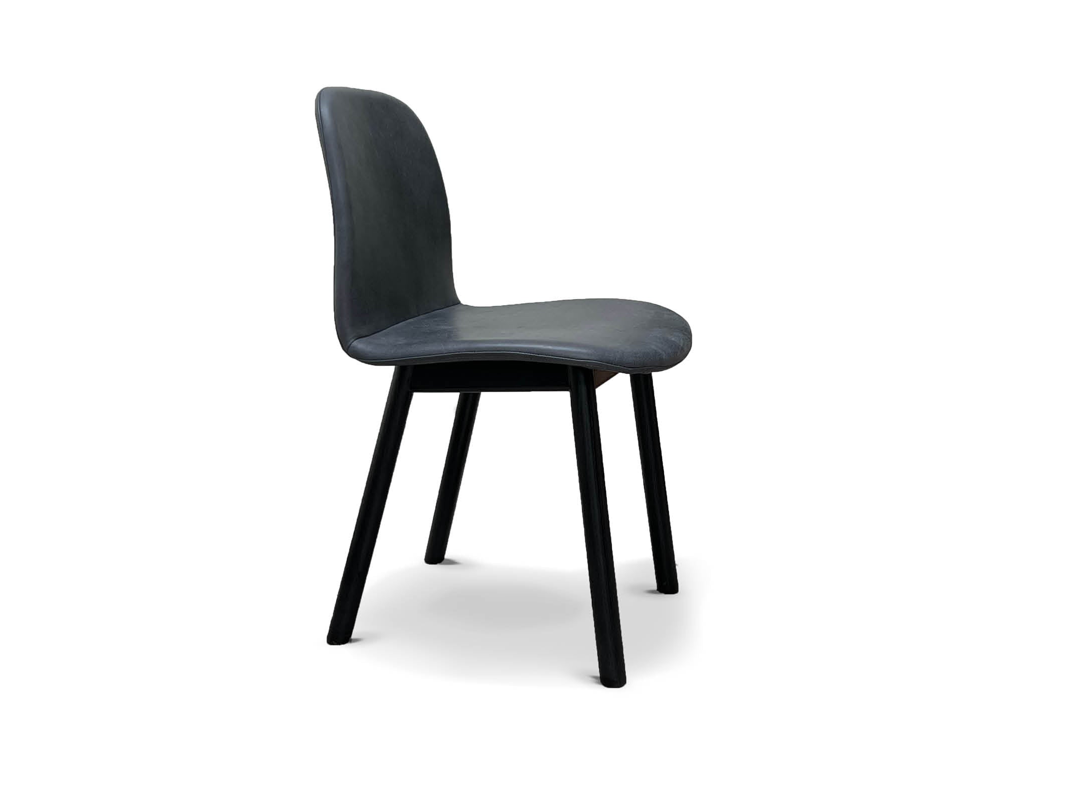 Modern Dining Chairs Set of 2 - Sturdy Wooden Kitchen Chairs with Padded Seats - Perfect for Dining Room, Kitchen, Breakfast Nook & Small Spaces