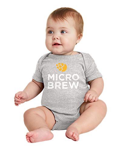 Micro Brew | Infant Bodysuit | Sport Gray