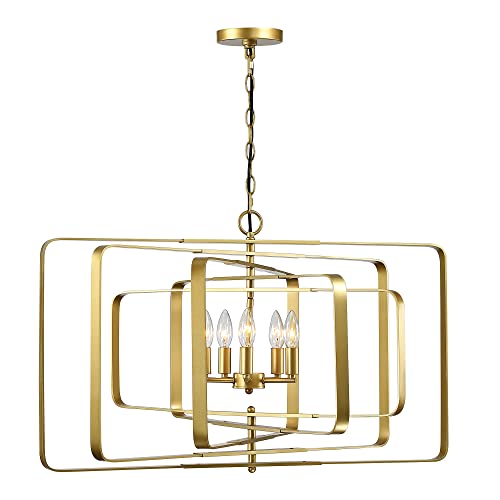 Large gold chandelier