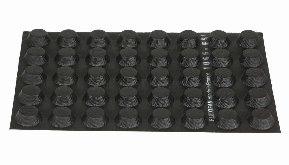 FP 01066 Flexipan 1.15-Ounce Mince Pie Pan with 40 Molds | Non-Stick Silicone Baking Mold for Christmas Pies, Tarts & Desserts | Perfect for Holiday Baking, Party Treats & Home Chefs