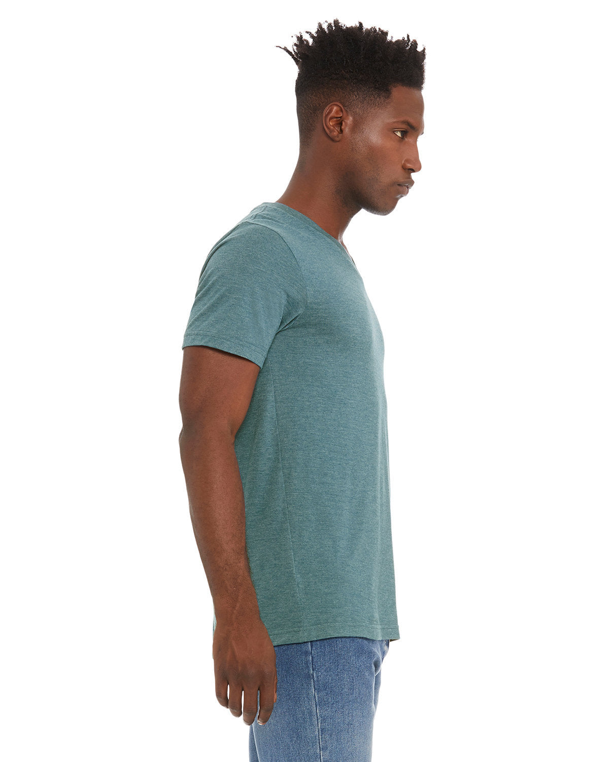 Bella + Canvas 3005CVC Unisex V-Neck T-Shirt - Soft CVC Jersey Tee for Men & Women - Perfect for Casual Wear, Layering & Everyday Comfort