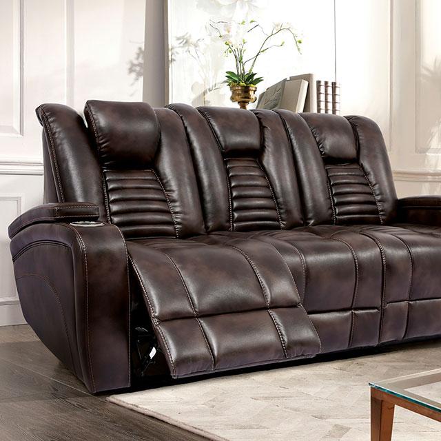 ABRIELLE Dual Power Recliner Sofa - Electric Lift Chair for Elderly with Massage and Heat - Perfect for Living Room, Home Theater, and Relaxation