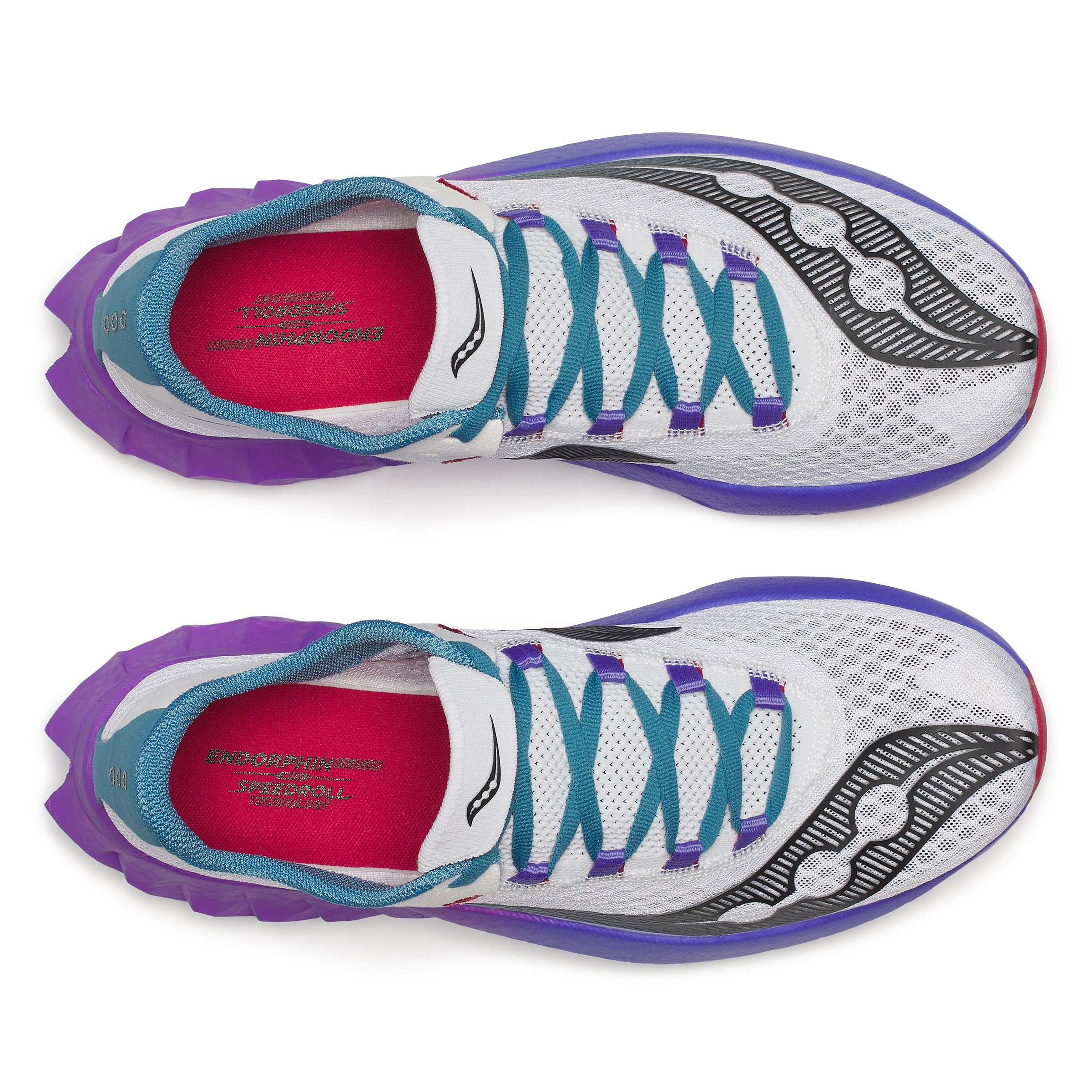 Endorphin Pro 4 Men's Running Shoes - White/Shadow - Lightweight Carbon Fiber Racing Sneakers for Marathon & Road Running