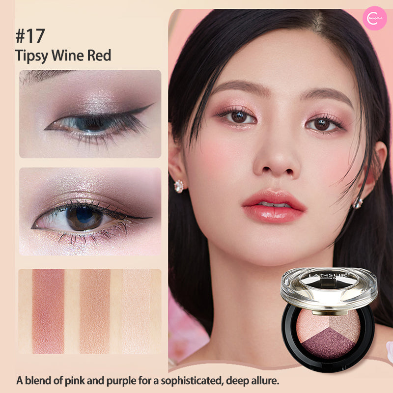 LANSUR Crystal Radiance Eyeshadow Palette - Long Lasting Shimmer & Matte Eye Makeup Set for Party, Wedding & Everyday Glam Look