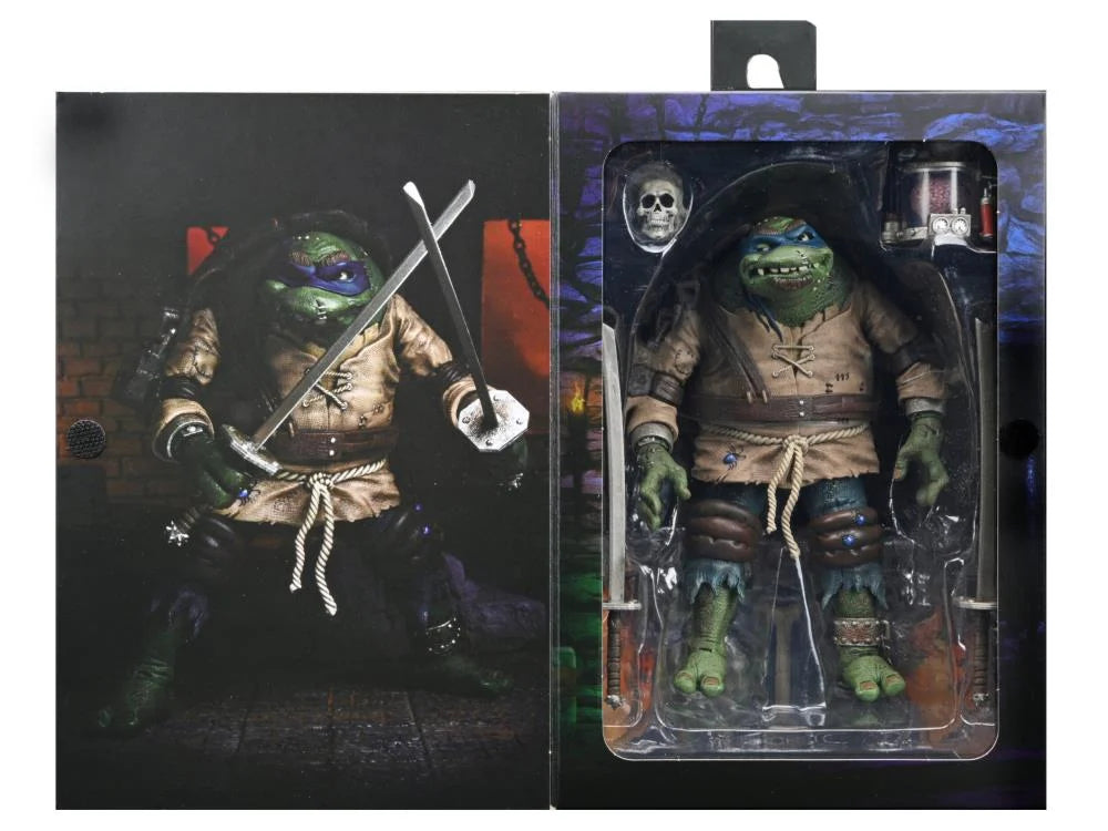 NECA Ultimate Leonardo as The Hunchback - Universal Monsters x Teenage Mutant Ninja Turtles Action Figure - Collectible Toy for TMNT Fans & Monster Movie Lovers (Display, Cosplay, Gift)