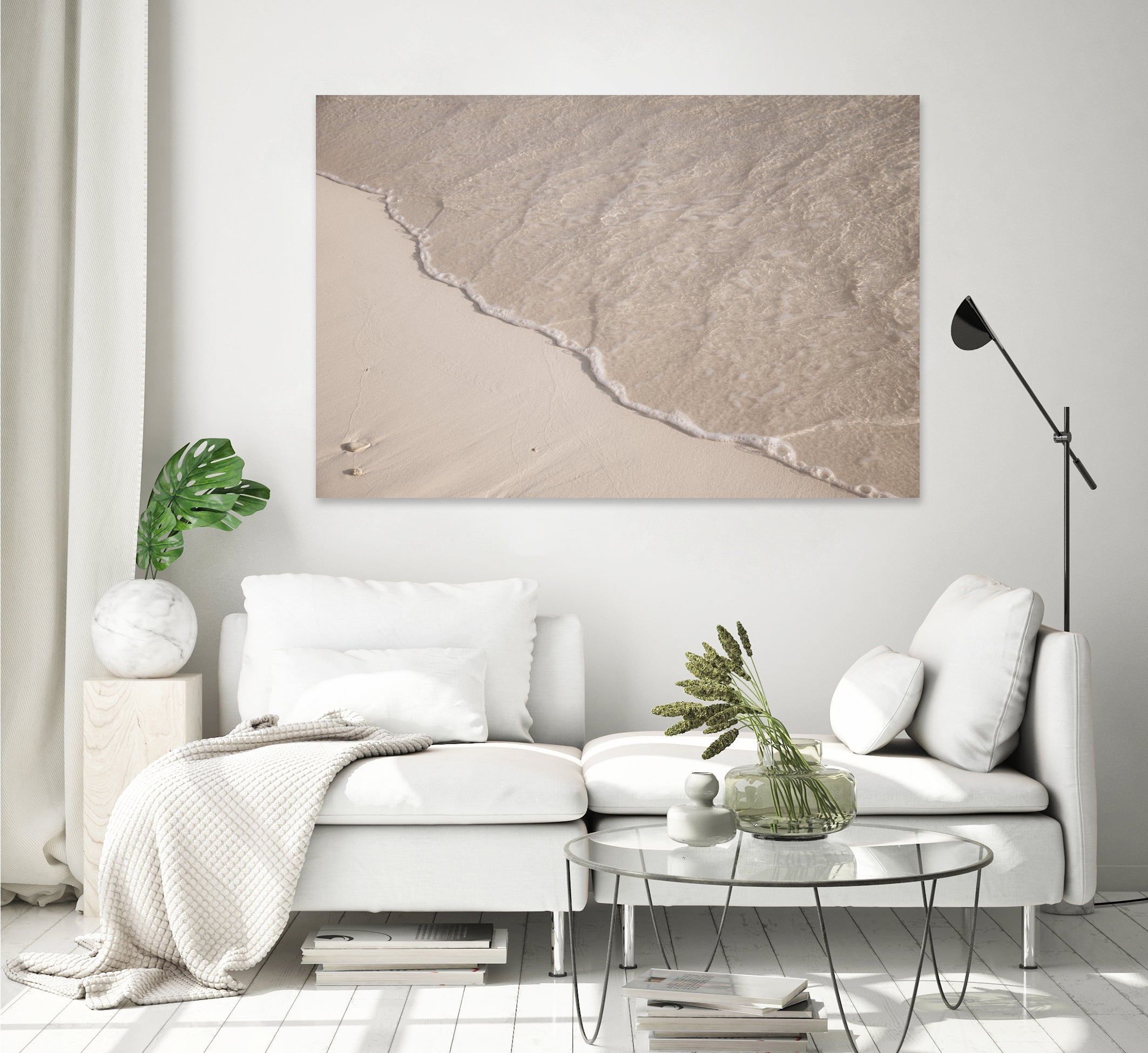 Caribbean Beach Zen Oasis - Relaxing Tropical Home Decor for Spa, Yoga & Meditation Room | Perfect for Coastal Living, Vacation Homes & Wellness Retreats