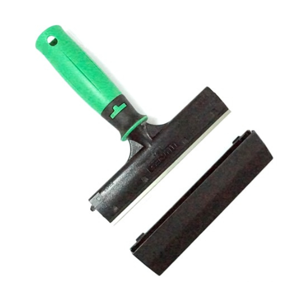 Unger ErgoTec Ninja 4 Professional Window Scraper with Comfort Grip & Holster - Perfect for Home Cleaning, Auto Detailing & Glass Maintenance