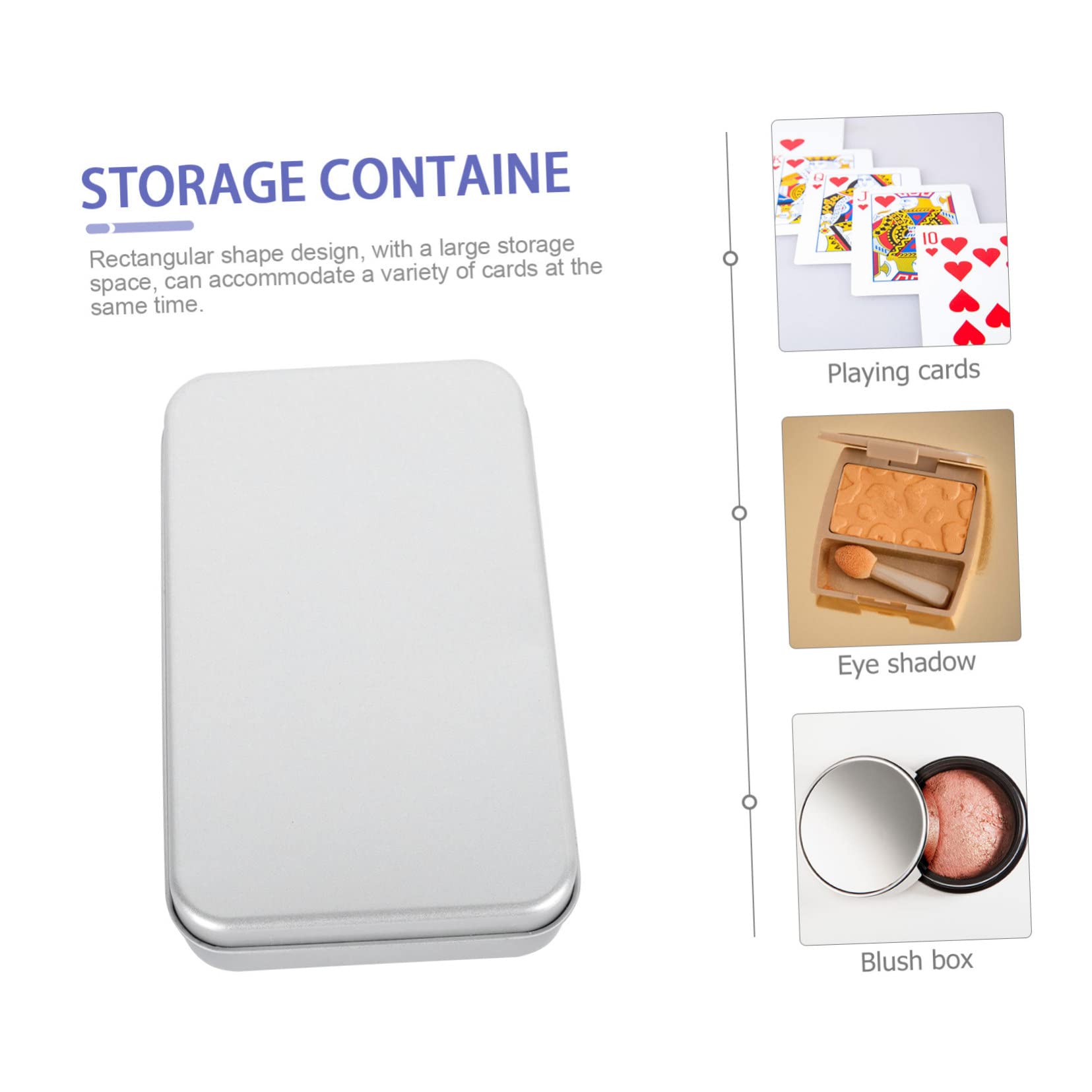 12-Piece Card Holder Box Set - Deck Storage for Games & Food Containers | Organize Cards & Snacks