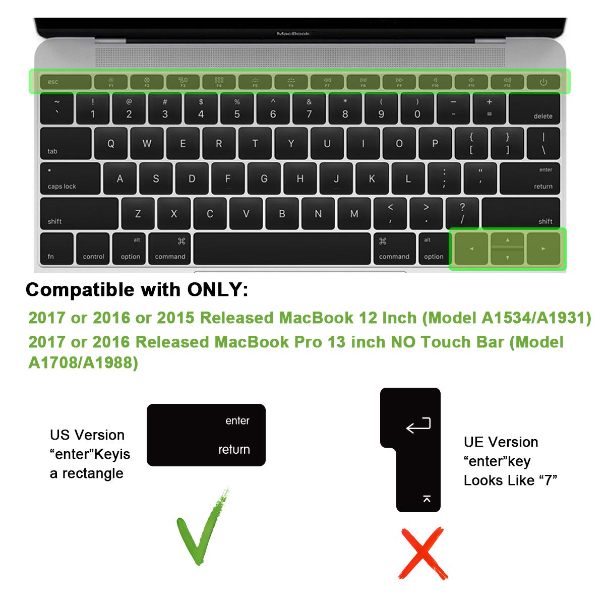 Silicone Keyboard Cover for MacBook Pro 13