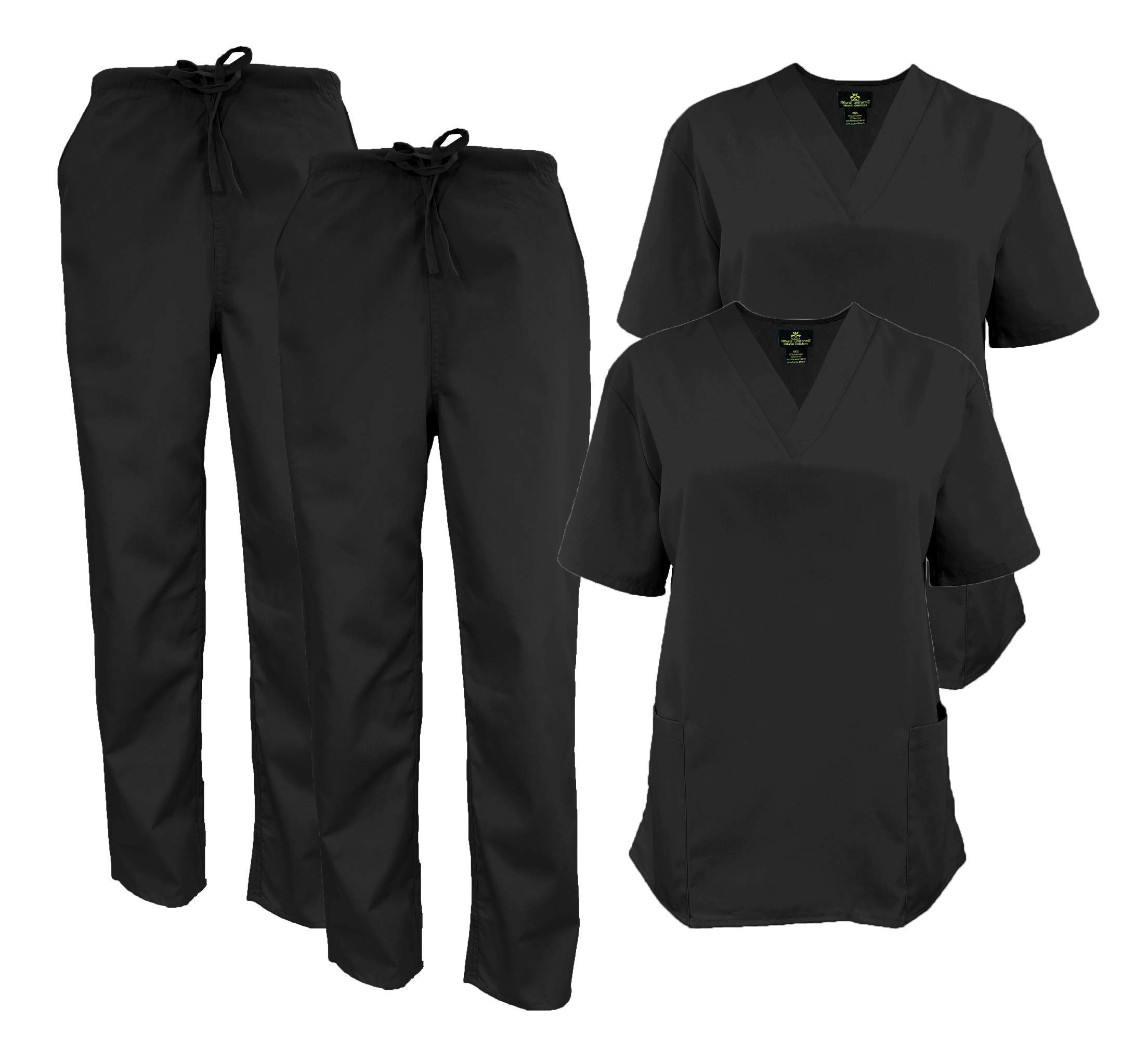 Premium Women's Medical Scrub Set - 2-Piece Uniform with Top & Pants | Comfortable & Breathable for Nurses, Doctors & Healthcare Professionals | Perfect for Hospitals, Clinics & Long Shifts