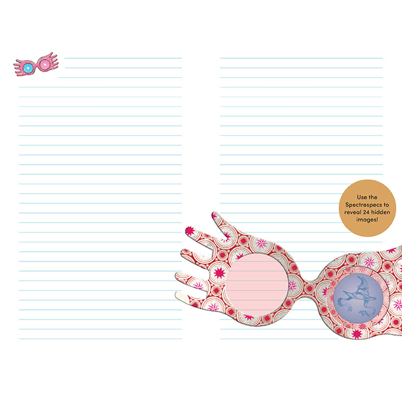 Harry Potter Luna Lovegood Magical Reveal Journal - Collectible Wizarding World Notebook for Fans, Perfect for Writing Spells & Magical Notes | Great Gift for Potterheads & Fantasy Lovers
