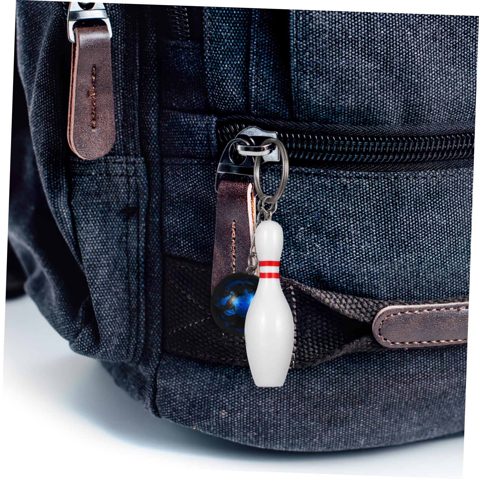 GAROZATION 30 Pcs Mini Bowling Keychain Set - Bulk Bowling Party Favors, Athlete Souvenirs & Decorations - Perfect for Bowling Themed Parties, Team Gifts & Sports Enthusiasts