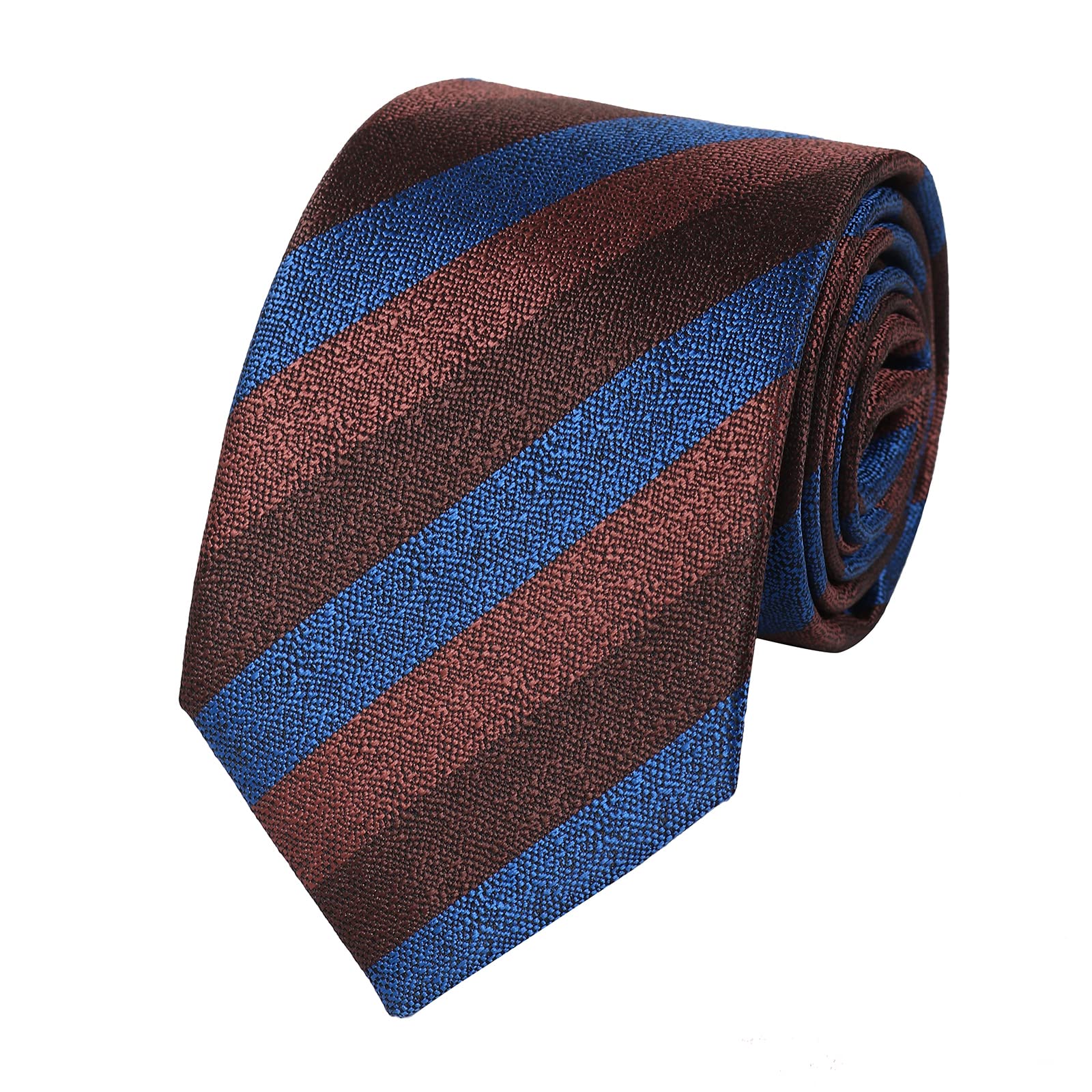 Premium PACGOTH Men's Striped Necktie - Classic Business Tie for Office, Wedding & Formal Events - Elegant Gift Box Included - Perfect for Professional & Special Occasions