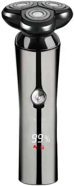 Best Rechargeable Electric Razor for Men - Rotary Floating Shaver with LCD Display, Wet & Dry Beard Trimmer - Perfect for Travel, Home & Gym Use