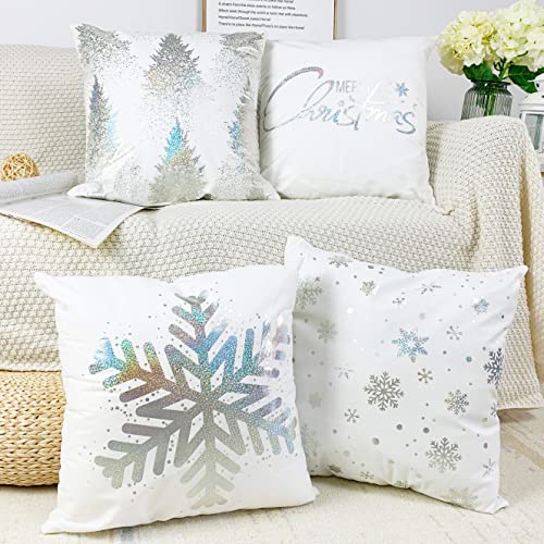Silver Stamping Snowflakes